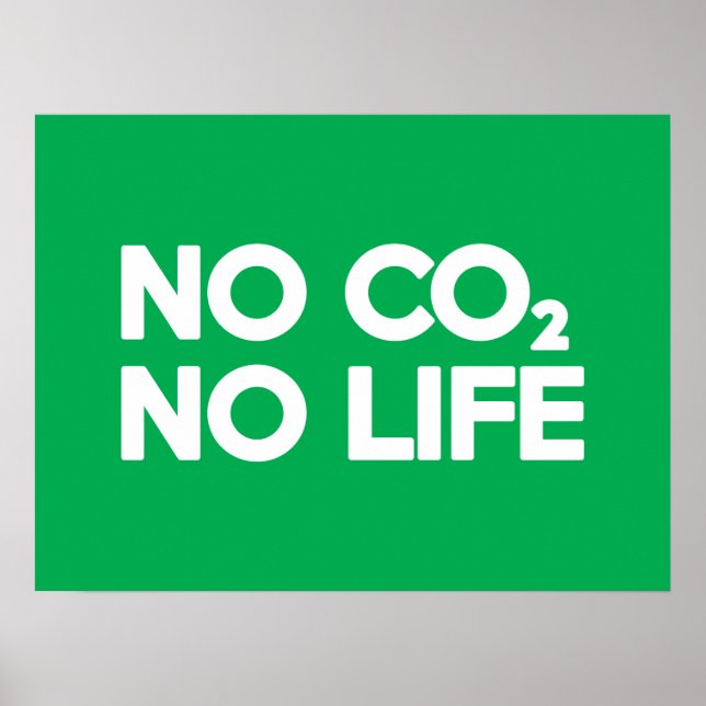 POSTER NO CO2 PAS DE VIE (Devant)