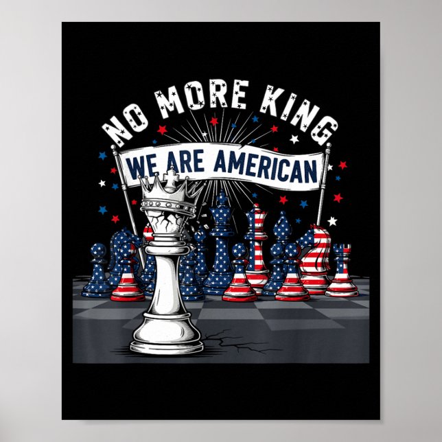 Poster No King In America Gift Men Women  (Devant)