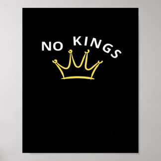 Poster No Kings Classic Retro Cool Style