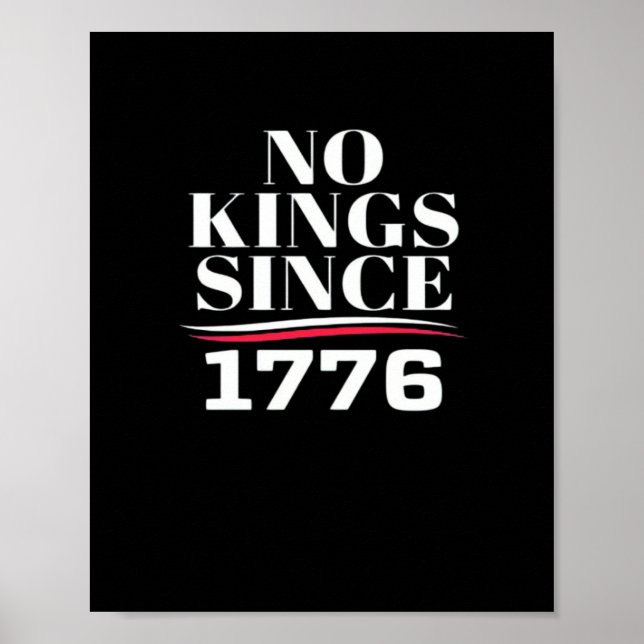 Poster No Kings In America Since 1776 #1 Classic (Devant)