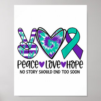 Poster No Story Should End Too Soon Suicide Prevention