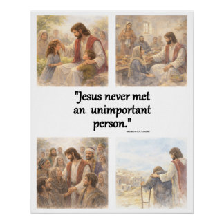 Poster No unimportant person