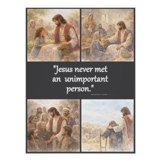 Poster No unimportant person