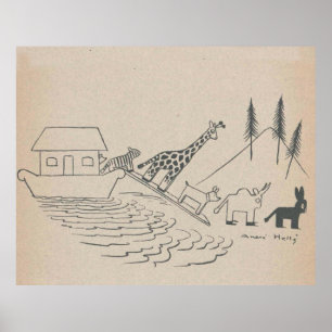 Poster Noah's Ark Art Print