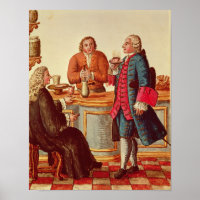 Noblemen vénitien dans un café