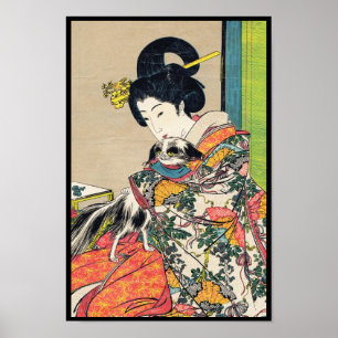 Poster Nobukazu Yosai Favoris De Belles Dames Amour