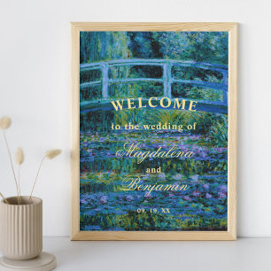 Poster Noces aux Tons de Joaillerie de Monet, Nymphéas