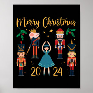 Poster Noël 2024 Pajama De Ballet Clara Et Casse-Noisette