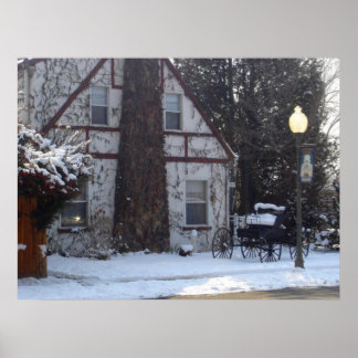 Poster Noël à l'époque