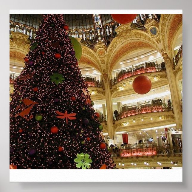 Poster Noël à Paris (Devant)