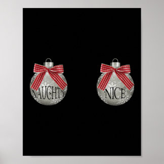 Poster Noël Amusante Femmes Bulles S Tee Cadeau