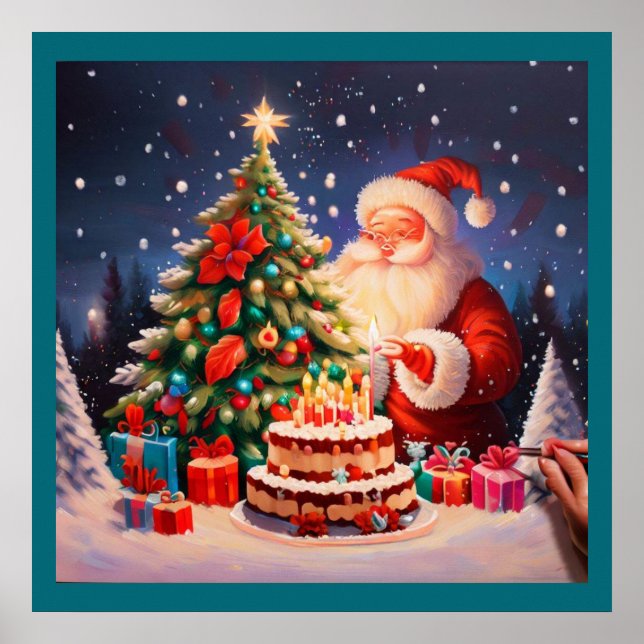 Poster Noël Anniversaire 10 (Devant)