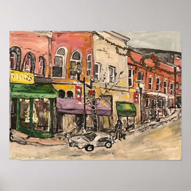 Poster "Noël au centre-ville de Willoughby" (Devant)