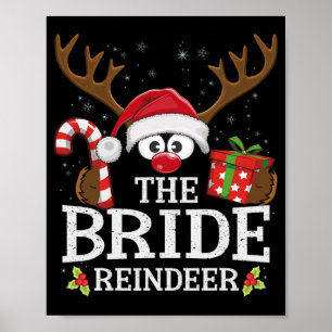 Poster Noël Correspondant À La Famille De Reindeer