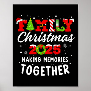 Poster Noël de famille 2025 Rassembler les souvenirs