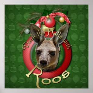 Poster Noël - Deck the Halls - Roos