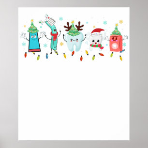 Poster Noël dentaire