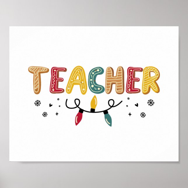 Poster Noël des enseignants (Devant)