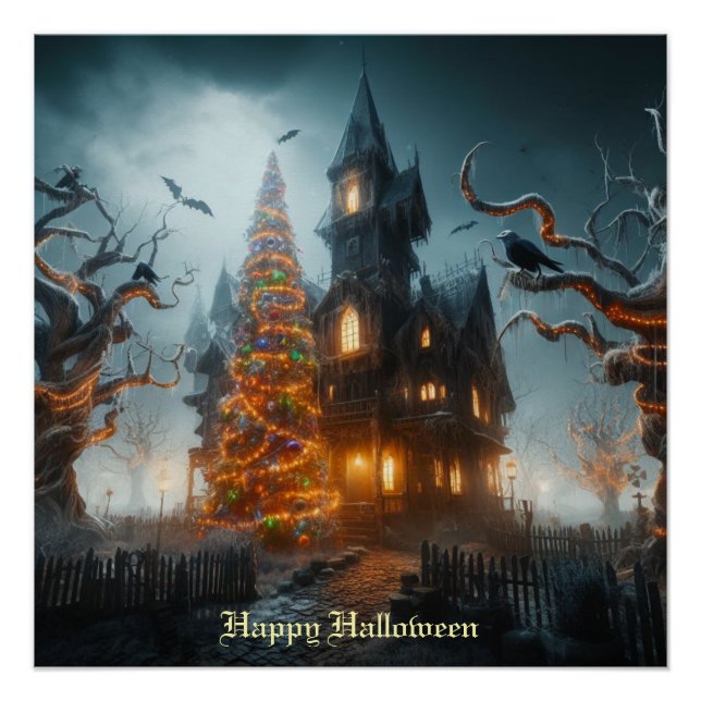 Poster Noël d'Halloween (Devant)