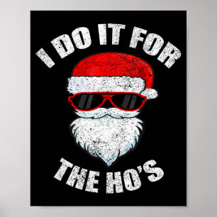 Poster Noël drôle Adulte Vilain Sale Pyjama, Ho Pj,