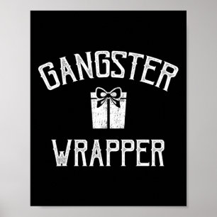 Poster Noël du rappeur Gangster