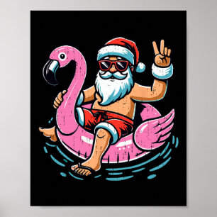 Poster Noël En Juillet Chemise Garçons Enfants Père Noël 