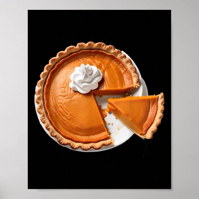 Poster Noël Et Thanksgiving Confort Aliments Douce Tato (Devant)