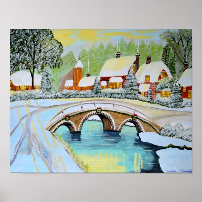 Poster Noël hiver (Devant)