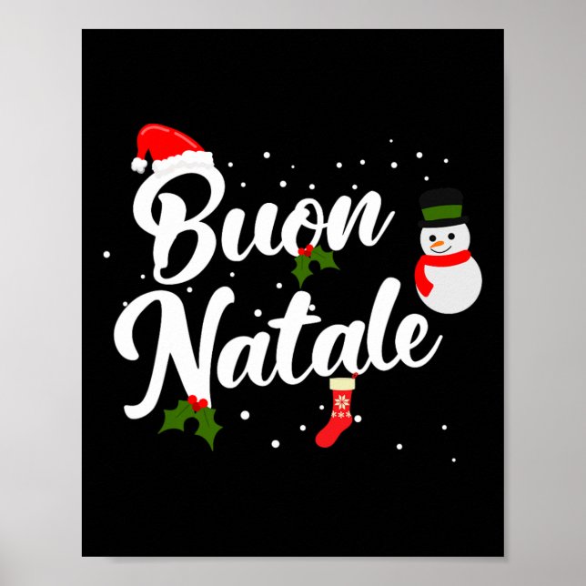 Poster Noël italien (Devant)