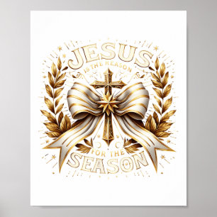 Poster Noël Jésus-Christ Jésus Est La Raison Pour
