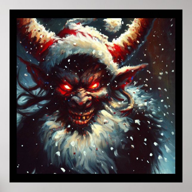 Poster Noël Krampus 1 (Devant)