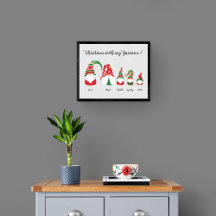 Noël Nordic Gnome Gonk Famille