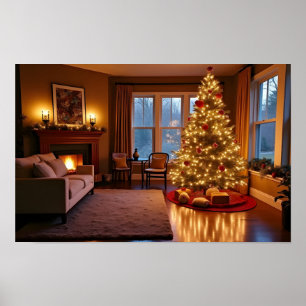 Poster Noël Nouvel An 