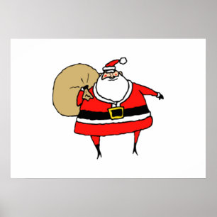 Poster Noël Père Noël