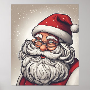 Poster Noël Père Noël