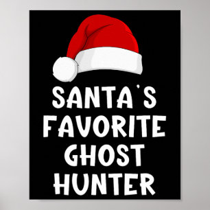 Poster Noël Père Noël Favori Chasseur de fantômes Favorit
