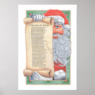 Poster Noël Père Noël Imprimer