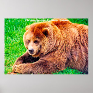 Poster Noël Salutations Mon Hunter Gatherer