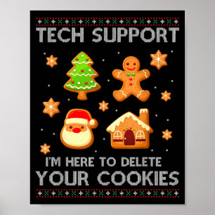 Poster Noël Tech Suprt Ici Pour Supprimer Les Cookies Ugl