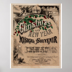 Poster Noël vintage