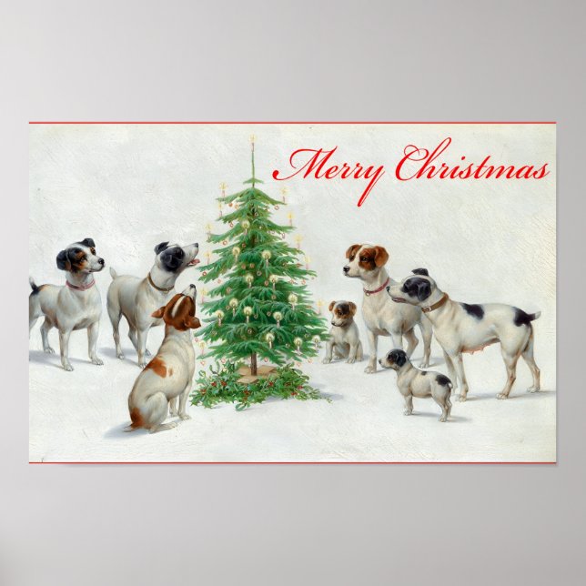 Poster Noël vintage (Devant)