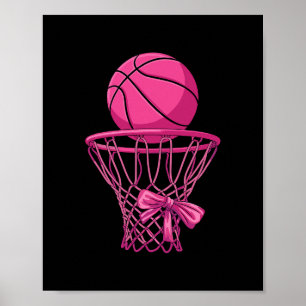 Poster Nœud Coquette Rose Crâne Rose Crâne Maman Fille