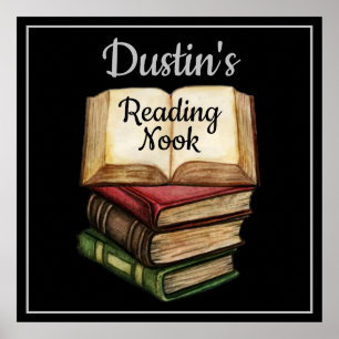 Poster Noeud de lecture noir