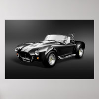 Poster noir Cobra-427s