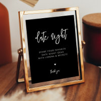Noir contemporain Date nuit idées signe