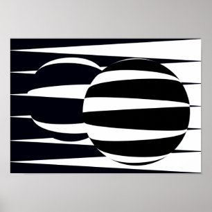 Poster Noir et blanc