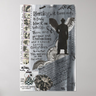 Poster Noir et blanc