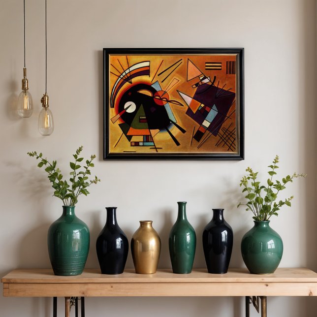 Poster Noir et Violet, Kandinsky, 1923 (Créateur téléchargé)