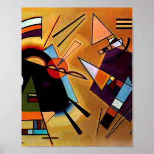 Poster Noir et violet par Vassily Kandinsky