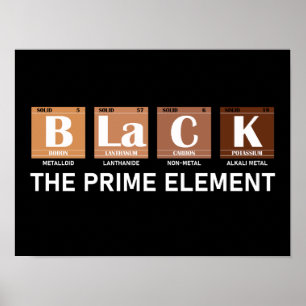 Poster Noir L'Élément Premier